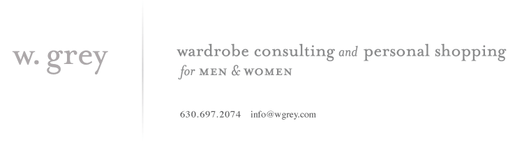 w. grey | wardrobe consulting and personal shopping for men & women